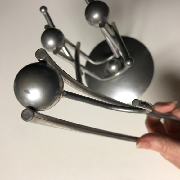 Napkin & Banana holders Pewter Silver Chrome Toned - Picture 8 of 8